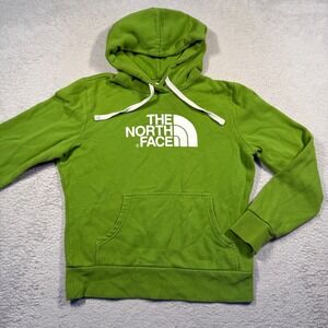 Vintage Y2K The North Face Hoodie Women's Sweatshirt‎ Green Small Gorpcore